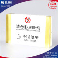 Freie stehende Acryl No Smoking Sign Display